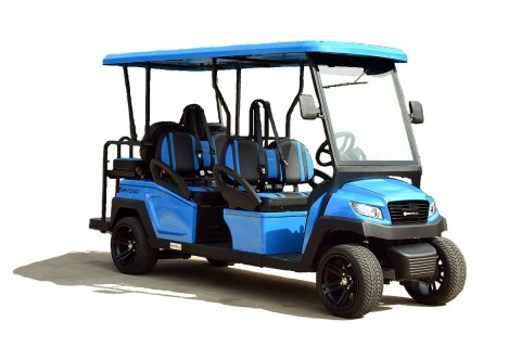 Six Person Street Legal Electric Cart - In Season